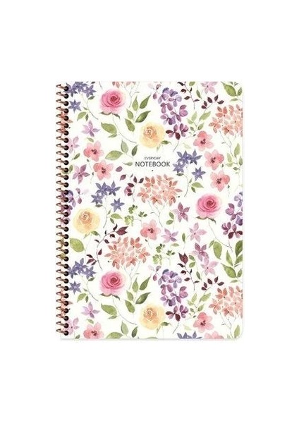 Keskin Color Defter Karton Kapak Spiralli Çizgi 16,5X22,5 80 Yp Çiz.