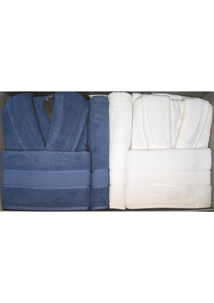 Colored(Dms) Lacivert-Beyaz Aile Seti