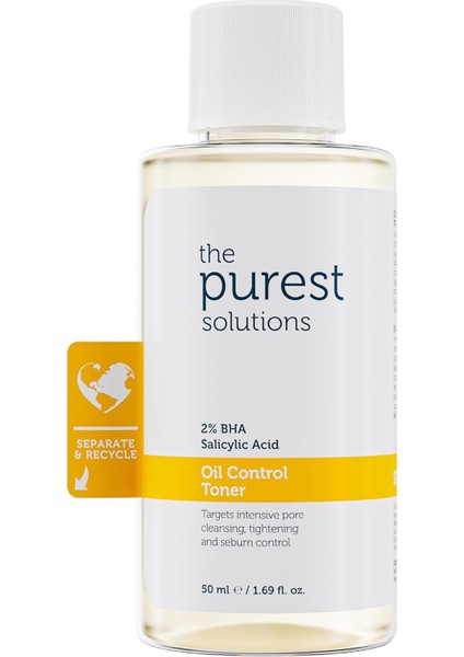 The Purest Solutions Sivilce ve Siyah Nokta Karşıtı, Gözenek Sıkılaştırıcı Salisilik Asit Tonik, Seyahat Boy 50 ml fiyatları