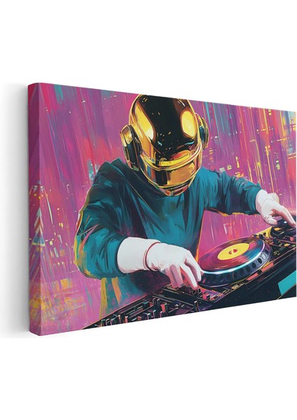 Yatay Kanvas Tablo Dj Duvar Sanati2 Modern Duvar Tablosu Kanvas Salon Ofis Tablosu