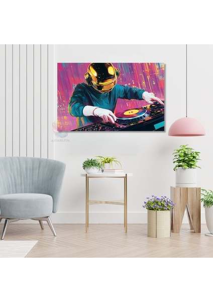 Yatay Kanvas Tablo Dj Duvar Sanati2 Modern Duvar Tablosu Kanvas Salon Ofis Tablosu modelleri