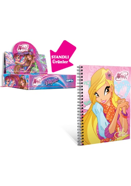 Gıpta Defter Karton Kapak A6 Winx Club ( 36 Lı ) 3120-