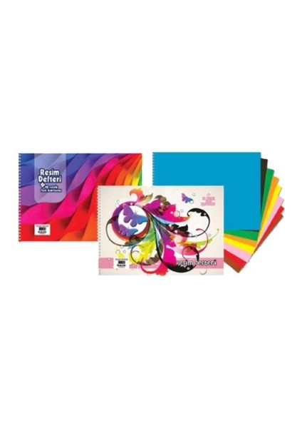 Keskin Color Resim Defteri Spiralli Basic 35X50 40 Yp 304540-99
