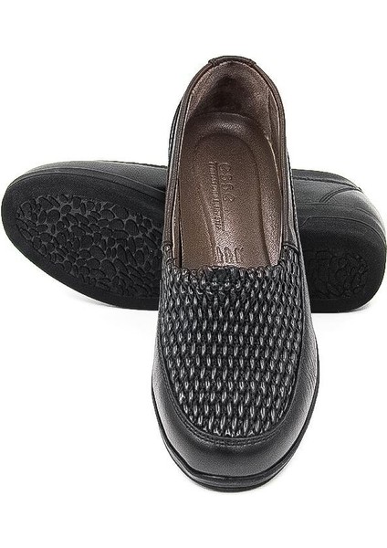 1576 Kadın Comfort Ayakkabı - Siyah indirimleri