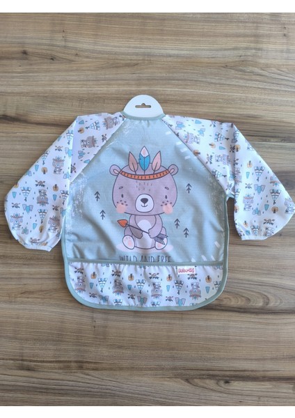 Laura Baby Uzun Kollu Sıvı Geçirmez Mama ve Aktivite Önlüğü fırsatları