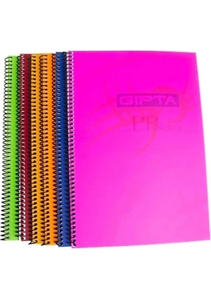 Gıpta Eko Plastik Kapak Defter A4 40 Yp Kareli