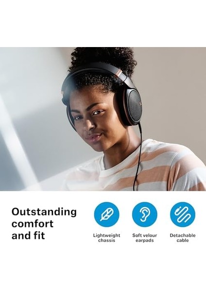 Hd 505 Kulaklık, Kablolu, Kulak Üstü, Saf Ses ve Kontrollü Bas, Müzik, Çalışma ve Oyun Için Geliştirilmiş Konforlu Hi-Fi Kulaklık – 1,80 M Kablo ve Büzgülü Taşıma Çantası Dahil – Bakır modelleri