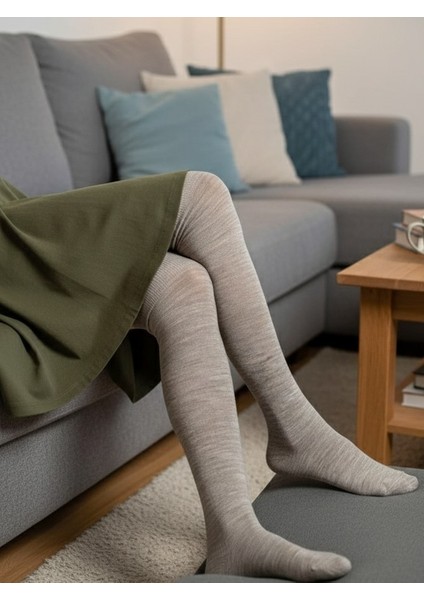 Algitsin OLA Algitsin O L A Kadın Diz Üstü Yün Çorap fırsatları
