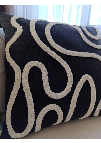 Bohem Tarz Punch Nakışlı Kırlent Kılıfı | 43X43 cm fiyatları