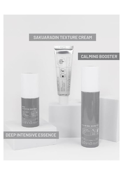 Savia Calming Booster – Cilt Bariyerini Güçlendiren Yatıştırıcı Serum, Panthenol, Hyaluronik Asit ve Peptit Içerikli, Leke ve Kızarıklık Karşıtı Kore Cilt Bakım Serumu - 150 ml