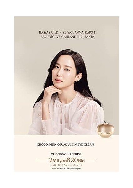 Mıssha Yıpranmış Cildi Besleyen, Elastik Görünüme Yardımcı Göz Kremi Chogongjın Geumsul Jin Eye Cream modelleri