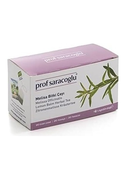 Prof Saracoglu Melisa 20'li Bitki Çayı