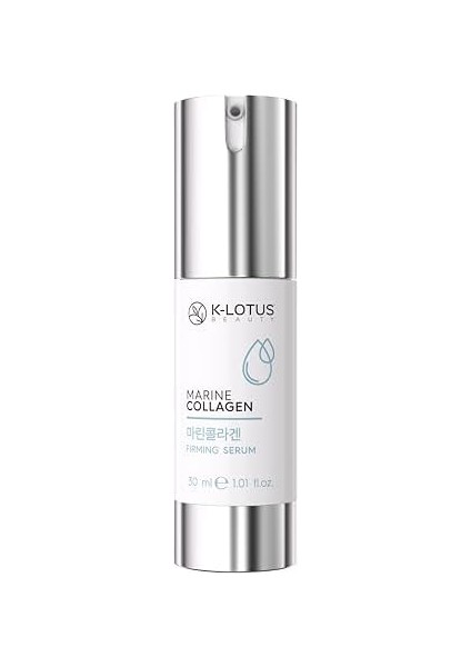 K-Lotus Beauty Marine Collagen Gözenek Sıkılaştırıcı, Aydınlatıcı ve Kırışıklık Karşıtı Cilt Serumu 30 ml