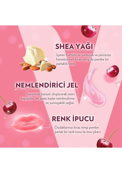 Vaseline Lip Therapy Dudak Bakım Kremi Cherry Blush 4.8 gr fiyatları