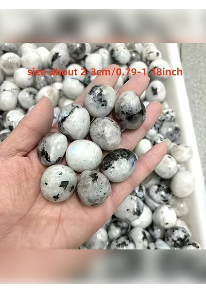 Oval Hale Getirilmiş Doğal Ay Taşı