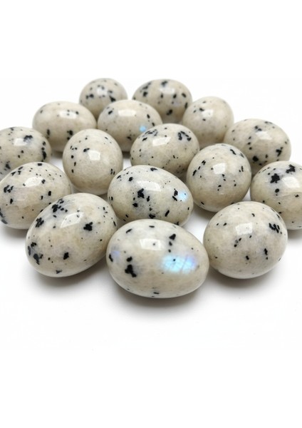 Oval Hale Getirilmiş Doğal Ay Taşı