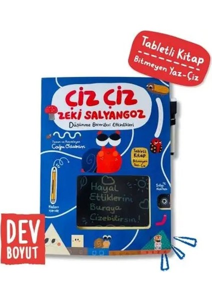 Çiz Çiz Zeki Salyangoz - Düşünme Becerileri Etkinlikleri