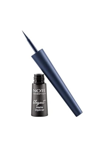 Note Elegant Matte Dipliner Waterproof Mavi, 03 Navy Blue