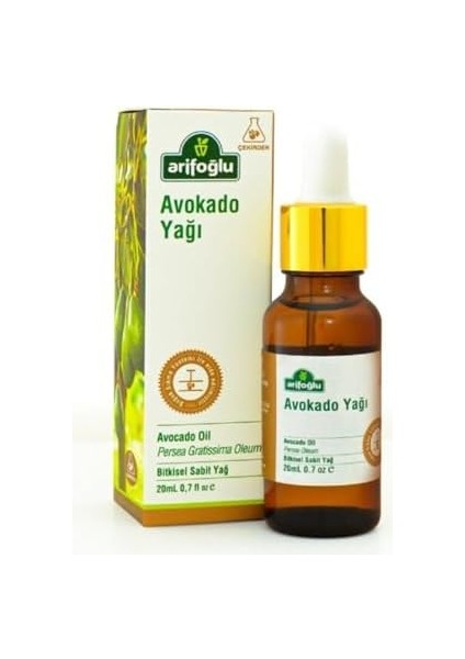 Arifoğlu Avokado Yağı 20ML - Doğal ve Soğuk Sıkım Avokado Yağı