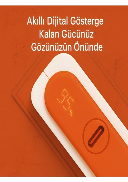 Mini Powerbank 22.5W Pd Hızlı Şarj Type-C & Lightning Kablolu LED Göstergeli Taşınabilir Şarj Cihazı fırsatları