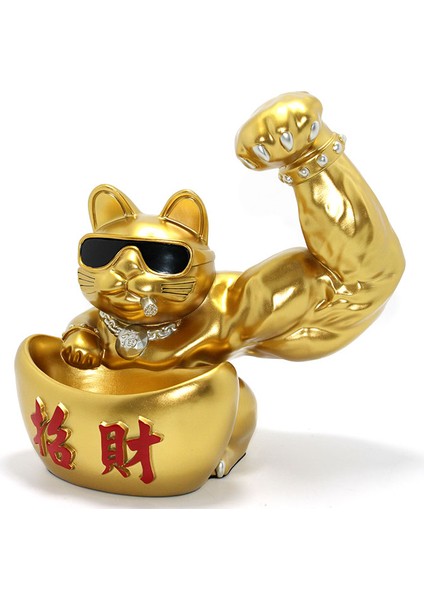 Polyester Şanslı Kedi Figürü 4