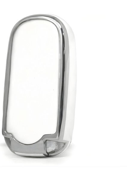 Fiat Egea Cross & 500X Uyumlu Anahtar Kılıfı – Beyaz Gümüş | Jeep Cross Start-Stop Anahtar Koruma Kılıfı fiyatları