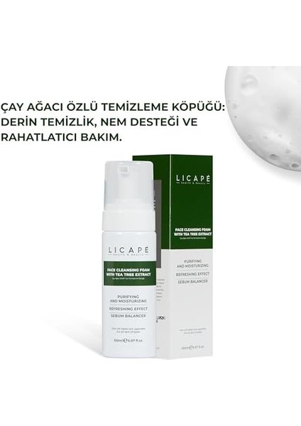 Çay Ağacı Aktifli Yüz Temizleme Köpüğü 150ML fiyatları