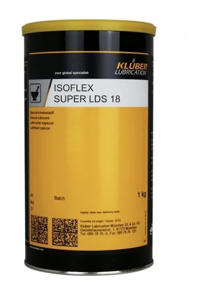 Kluber Isoflex Super Lds 18 Yüksek Hızlı ve Akıcı Gres Yağı 1 kg