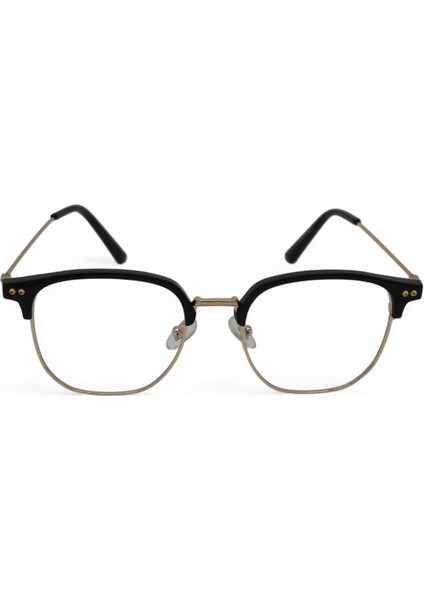 Blue Light Clubmaster Siyah & Gold Ekran Gözlüğü