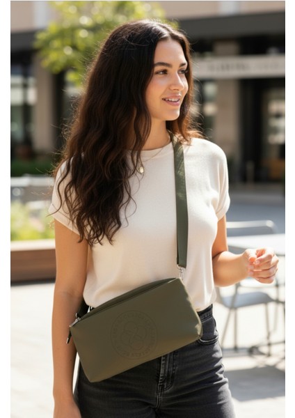 Kadın Askılı Lacos Kumaş Çanta