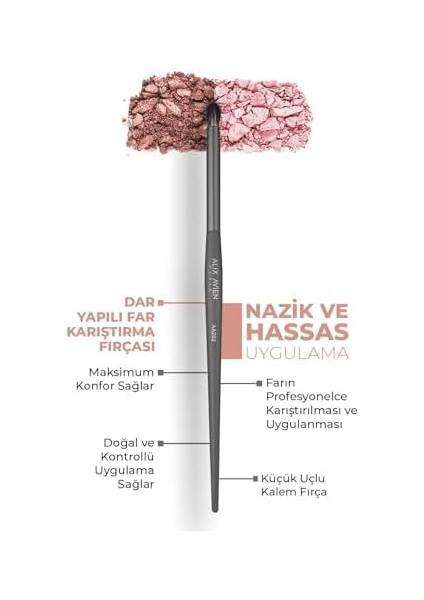 Alıx Avıen Dar Yapılı Far Karıştırma Fırçası - Pencil Brush AA202