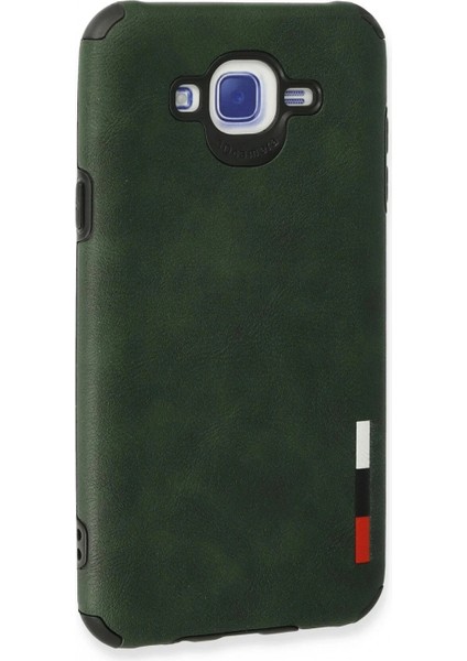 Ieg Samsung Galaxy J7 Kılıf Loop Deri Silikon - Yeşil modelleri