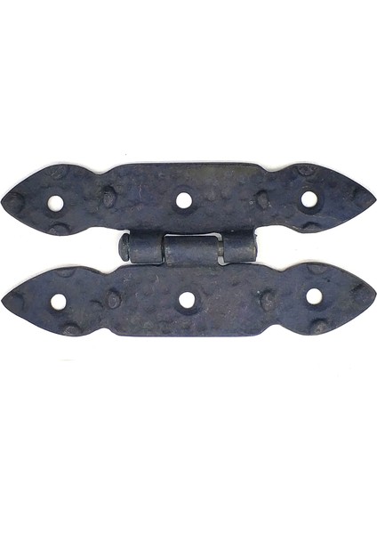 Antika Tarz Dekoratif Pirinç Düğmeli Menteşe - 117x57 mm, Oksit fiyatları