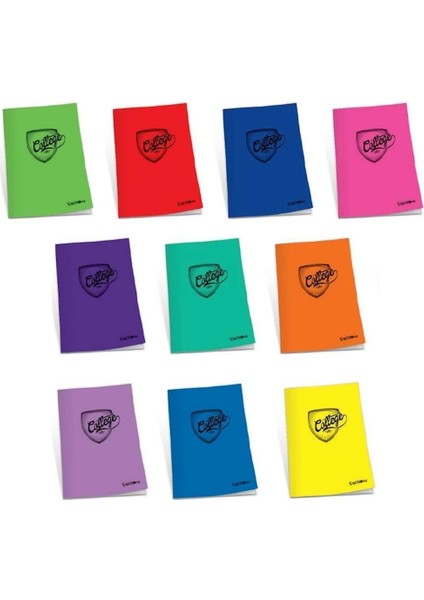 Çınar Plastik Kapak Defter College Dikişli A4 80 Yp Kareli (12 Adet Fiyatıdır)80/4 76005