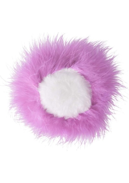 Match Vücut Simi Ponponu Kuş Tüyü Mor