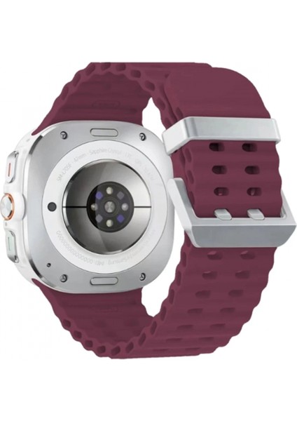 Watch 7 Ultra KR417 Rug Silikon Kordon - Mor