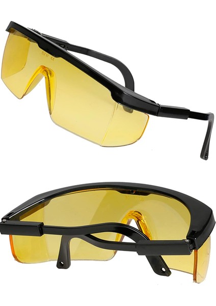 EAG005 Ayarlı Çapak Gözlüğü Sarı Renkli Ce Gözlük Iş 1410