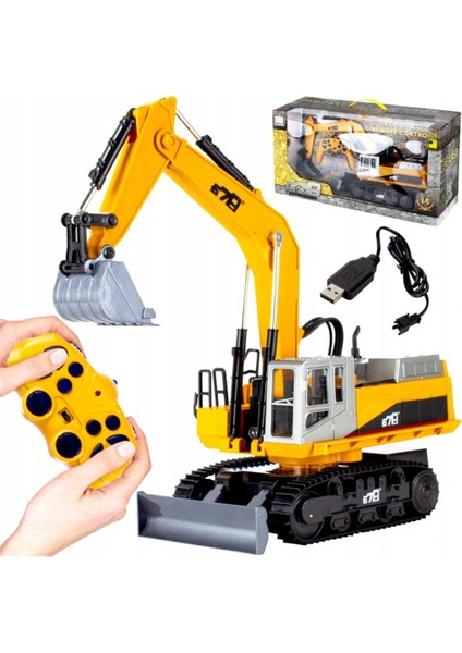 678 Kumandalı 14 Kanal Şarjlı Kepçe