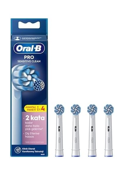 Oral-B Sensitive X-Filament Şarjlı Diş Fırçası Yedek Başlığı 4 Adet modelleri