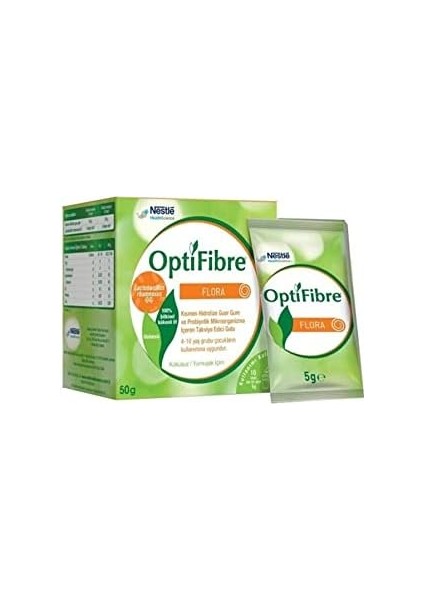 Nestlé Optifibre Flora Probiyotik & Prebiyotik 5gr x 10 Saşe
