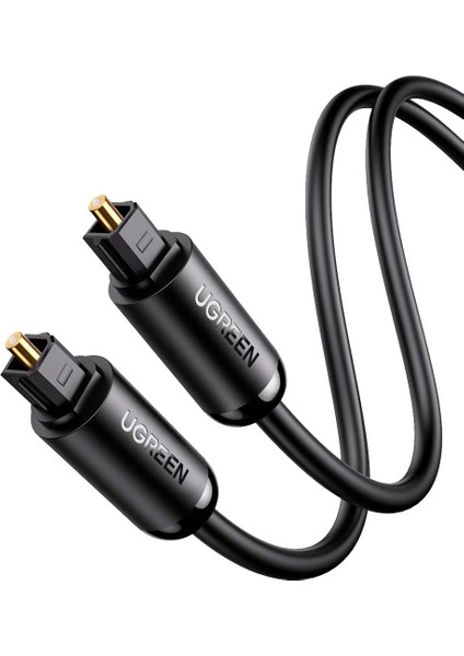 Fiber Optik Ses Kablosu, 1 Metre, Siyah