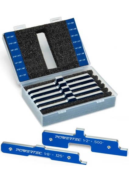 71579 Yönlendirici Masa Kurulum Çubukları - Precision Woodworking Serisi, 7 Parçalı Set