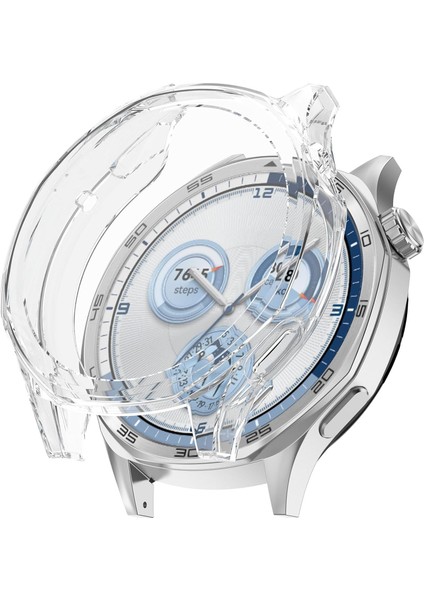 Gt5 46MM Için 360° Kasa Koruyucu Kılıf Yumuşak Tpu Ekran Koruyuculu Dokunmatiği Etkilemeyen Saatin Çevresini Tam Kavrayan Darbelere Karşı Silikon Koruyucu (Şeffaf)