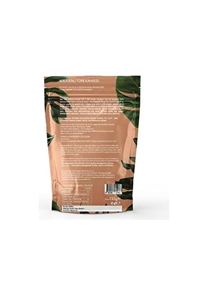 Zel Türk Kahvesi Kolajenli Doypack 125 G modelleri