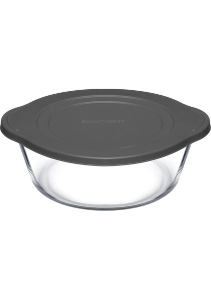 , Gri Plastik Kapaklı Tencereler, 840 cc