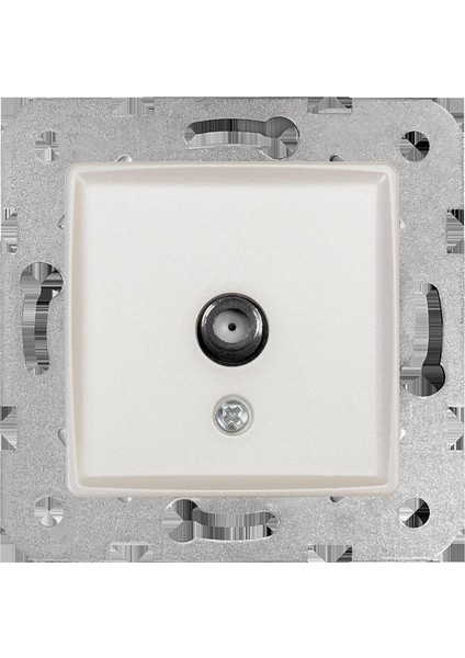 Linnera Life Sedef Beyaz Uydu Sat Sonlu Mekanizma ve Kapak