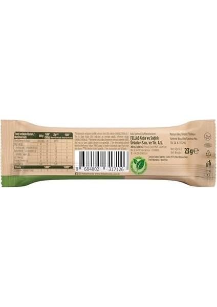 Fellas Granola Bar Dört Tohumlu, 23 Gram, 12 Adet