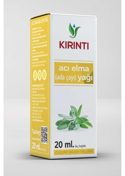 Kırıntı 2000 Acı Elma (Ada Çayı) Yağı 20 cc