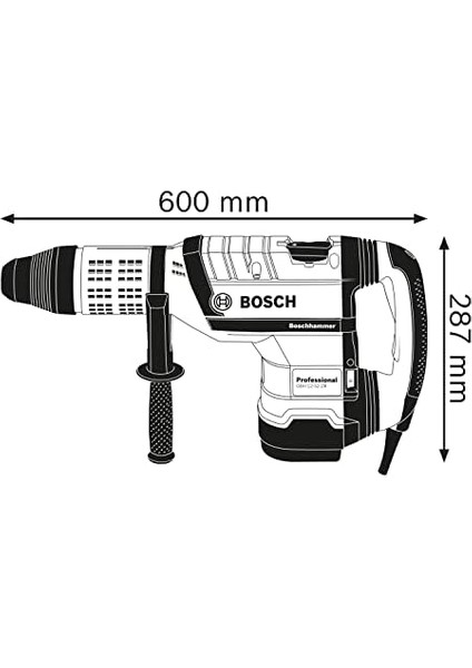 Professional Gbh 12-52 Dv Kırıcı Delici (1.700 W, 11,9 Kg, 19 J, Delme Çapı: 52 Mm) fiyatları