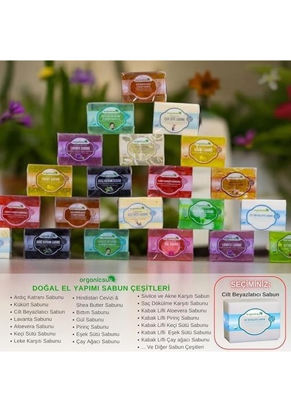 Organicsun Doğal Cilt Beyazlatıcı Sabun 140 gr Tüm Cilt Tipleri Için B ve E Vitaminli fiyatları
